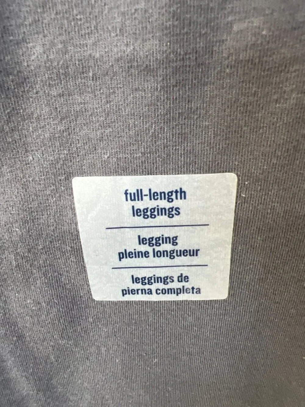 Old Navy Girls Full-Length Leggings XL Gray Cotton Spandex Lace Trim